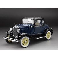 Sun Star 1/18 1931 Ford Model A Coupe - Riviera Blue