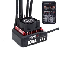 Surpass Rocket-RC 100A SENSORED ESC Red +Program card -for Fixed timing motor
