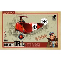 Suyata Fokker Dr.I & Red Baron Plastic Model Kit