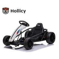 Hollicy Drift Cart Electric Ride-on, White