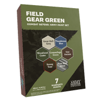 The Army Painter Combat Se7ens: Field Gear Green Acrylic Paint Set