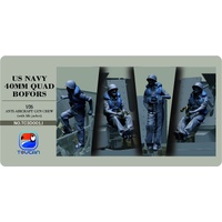 Toucan 1/35 ANTI-AIRCRAFT GUN CREW(with life jacket) Plastic Model Kit