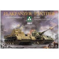 Takom 1/35 Flakpanzer Panther “Coelian” with 37mm Flakzwilling & 20mm flakvierling 2 in 1 Kit [2105]