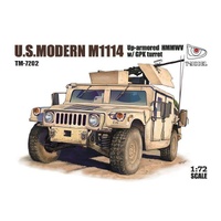 T-Model 1/72 U.S.HMMWV M1114 W/GPK Turret Plastic Model Kit