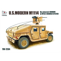 T-Model 1/72 U.S.HMMWV M1114 W/M153 Crowsii Plastic Model Kit