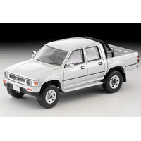 Tomica 1/64 LV-N256c Toyota Hilux 4WD Pickup DoubleCab SSR (Silver) 1991