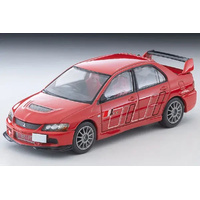 Tomica 1/64 LV-N349c MITSUBISHI LANCER EVOLUTION IX MR GSR RALLIART Red Diecast Model Car