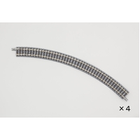 Tomix N Curve Track 11" 280mm Radius, 45° (4)