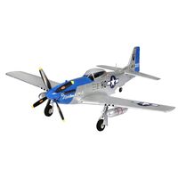 Top RC 750mm P-51D (Blue) PNP+Flight Controller RC Aircraft