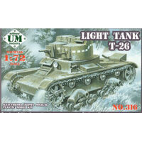 UM-MT 1/72 LIGHT TANK T-26 (TWIN TURRET - model 1931 ) Plastic Model Kit