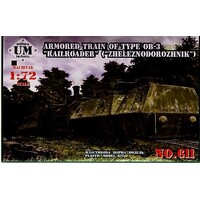 UM-MT 1/72 ARMORED TRAIN No 2, 230 ODBP type OB.-3 Plastic Model Kit