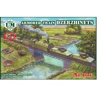 UM-MT 1/72 ARMORED TRAIN "DZERZHINETS" Plastic Model Kit