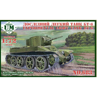 UM-MT 1/72 Experimental tank BT-6 Plastic Model Kit
