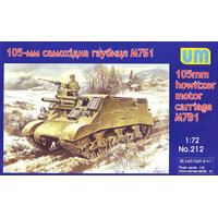 Unimodels 1/72 105mm GMC M7B1 Plastic Model Kit