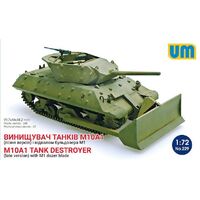 Unimodels 1/72 M10A1 Tank destroyer with M1Dozer Blade Plastic Model Kit