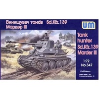 Unimodels 1/72 Marder III Sd 139 SP gun Plastic Model Kit