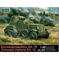 Unimodels 1/48 Armored Vehicle BA-10 Plastic Model Kit