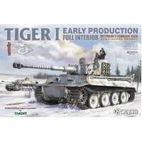 UStar 1/48 Tiger I Early Prod Full Interior Wittmann’s Command Tiger Plastic Model Kit [NO-004]