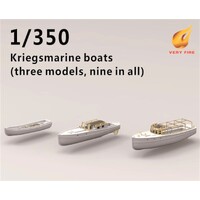 Very Fire 1/350 DKM Boats (3 types, 9 boats)
