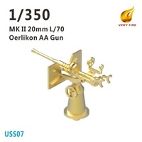 Very Fire 1/350 USS 20mm Oerlikon AA Guns (16 sets)