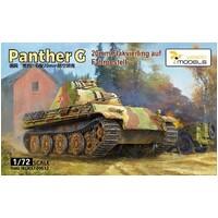 Vespid 1/72 20mm Flakvierling auf Panther G Plastic Model Kit