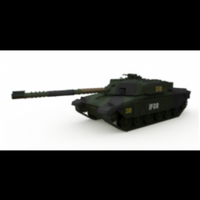 Waltersons 322001B 1/72 British MBT Challenger Forest Camouflage