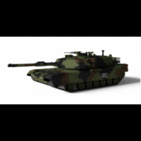 Waltersons 322015B 1/72 US MBT M1A1 Abrams Tank Nato Camouflage