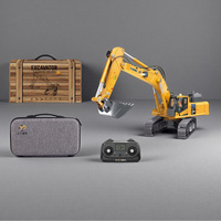 Yi Gong 1/50 R/C Screw Excavator (Soft Rubber Tracks + Black Metal Tracks)