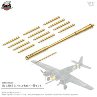 Zoukei Mura 1/32 Hs 129 B-3 Turned Metal Machine Gun and Pitot Tube Set