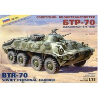 Zvezda 1/35 BTR-70 Afghanistan Soviet personnel carrier Plastic Model Kit