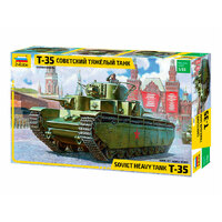 Zvezda 1/35 T-35 Heavy Soviet Tank Plastic Model Kit