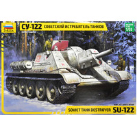 Zvezda 1/35 SU-122 Self Propelled Gun Plastic Model Kit