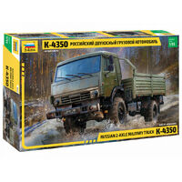 Zvezda 1/35 Russian military 2-axle truck K-4350 Plastic Model Kit