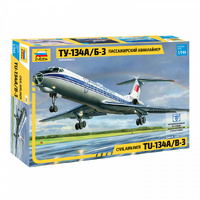 Zvezda 1/144 Tupolev Tu-134B Plastic Model Kit