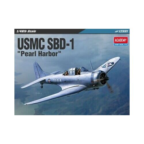 Academy 1/48 USMC SBD-1 "Pearl Harbour" Plastic Model Kit [12331]