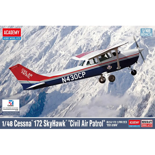 Academy 1/48 Cessna® 172 Skyhawk® ”Civil Air Patrol”  Plastic Model Kit