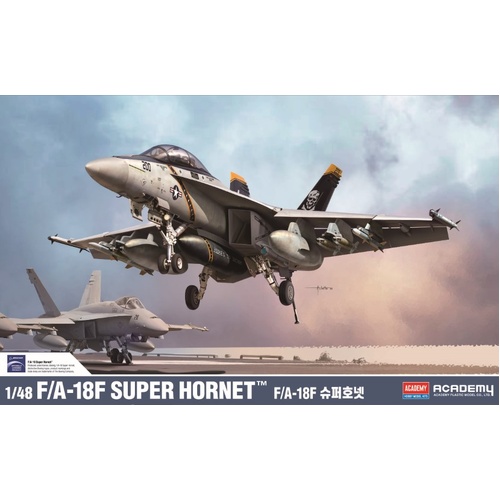 Academy 1/48 F/A-18F Super Hornet Plastic Model Kit