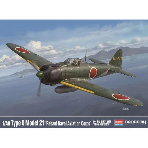 Academy 1/48 Type 0 Model 21 "Rabaul Naval Aviation Corps" Plastic Model Kit