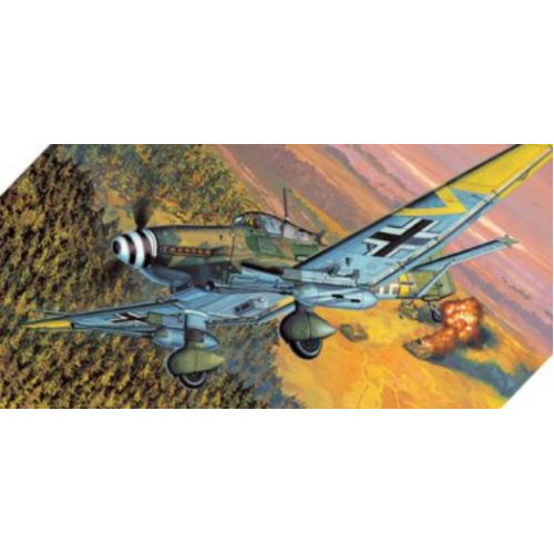 Academy 1/72 Ju87G-2 Stuka "Kanonen Vogel" Plastic Model Kit [12404]