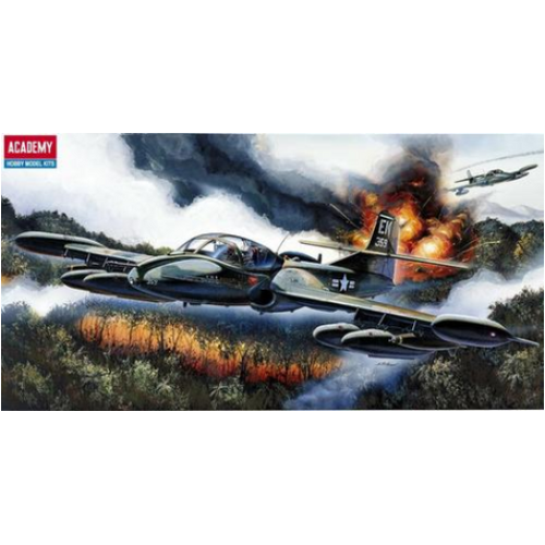 Academy 1/72 A-37B Dragonfly Plastic Model Kit [12461]