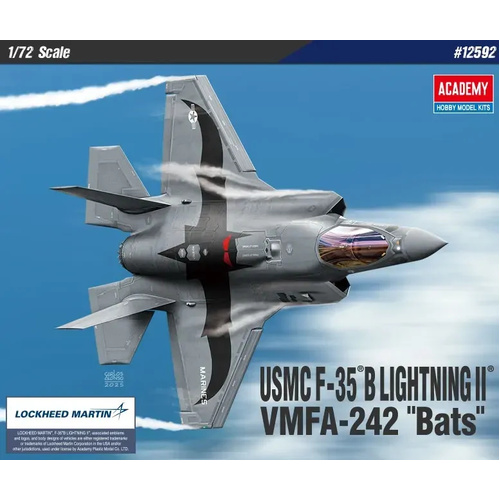 Academy 1/72 USMC F-35B Lightning II VMFA-242 "Bats" Plastic Model Kit