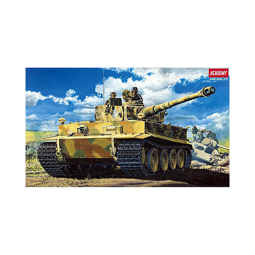 Academy 1/35 German Tiger-I Early Version Plastic Model Kit [13239]