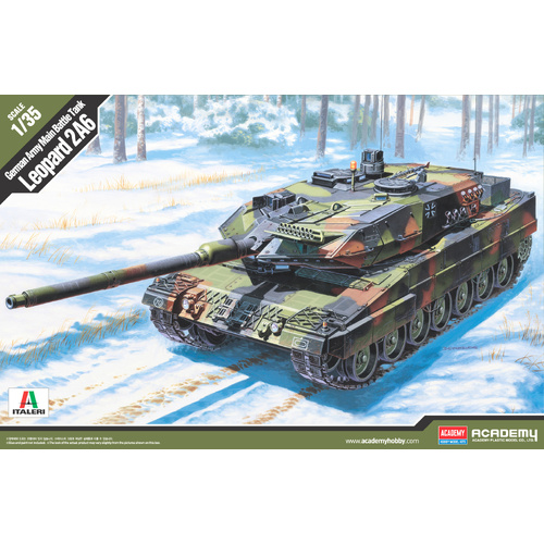 Academy 1/35 German Leopard2 A6 Plastic Model Kit