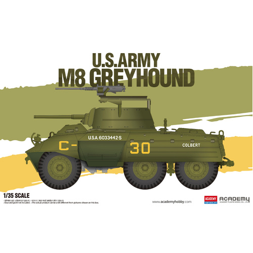 Academy 1/35 US.ARMY M8 GREYHOUND LE: Plastic Model Kit