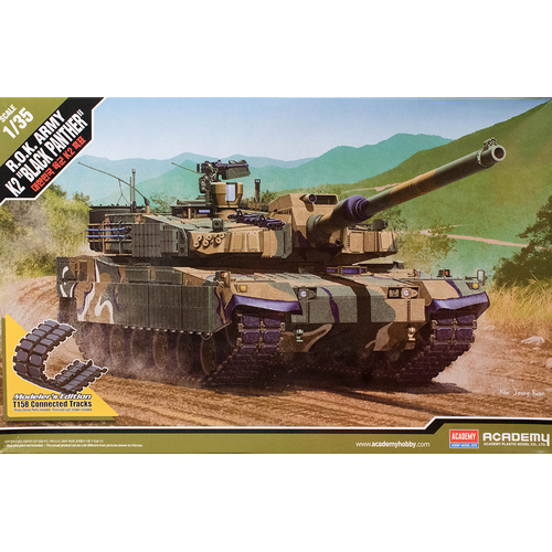 Academy 1/35 ROK Army K2 Black Panther Plastic Model Kit [13511]