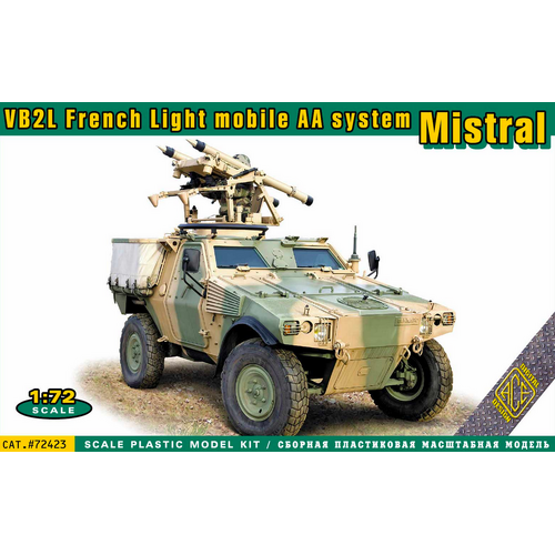 Ace Model 1/72 VB2L Light mobile AA System Mistral Plastic Model Kit