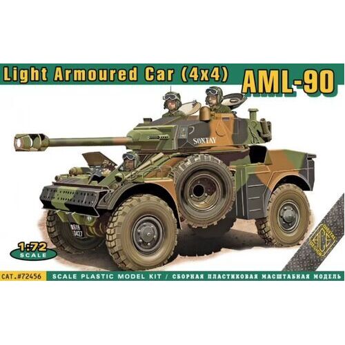 ACE 1/72 AML-90 Light Armoured Car Plastic Model Kit