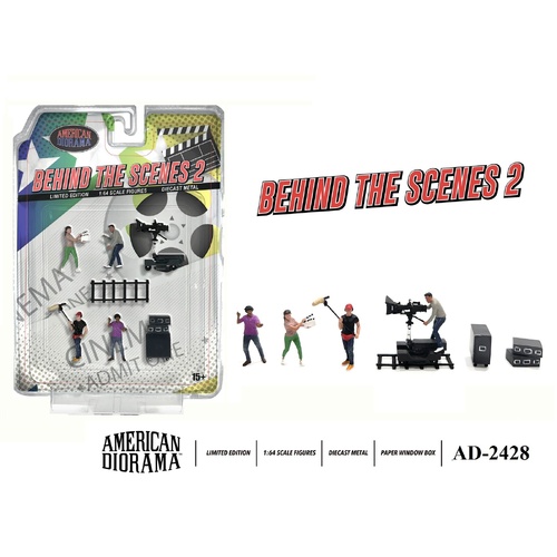 American Diorama 1/64 Behind the Scenes 2 Figure Set