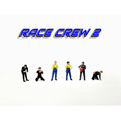 American Diorama 1/64 Race Crew 2 Figure Set