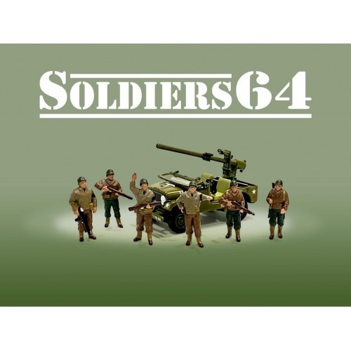 American Diorama 1/64 Soldiers Figure Set